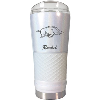 Arkansas Razorbacks 24oz. Personalized Opal Draft Tumbler