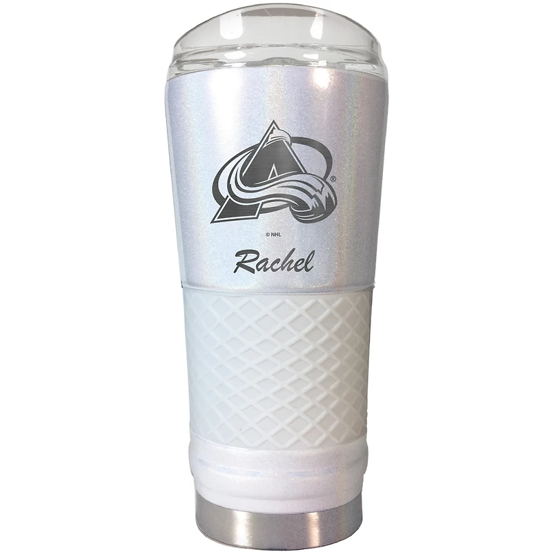 Colorado Avalanche 24oz. Personalized Opal Draft Tumbler