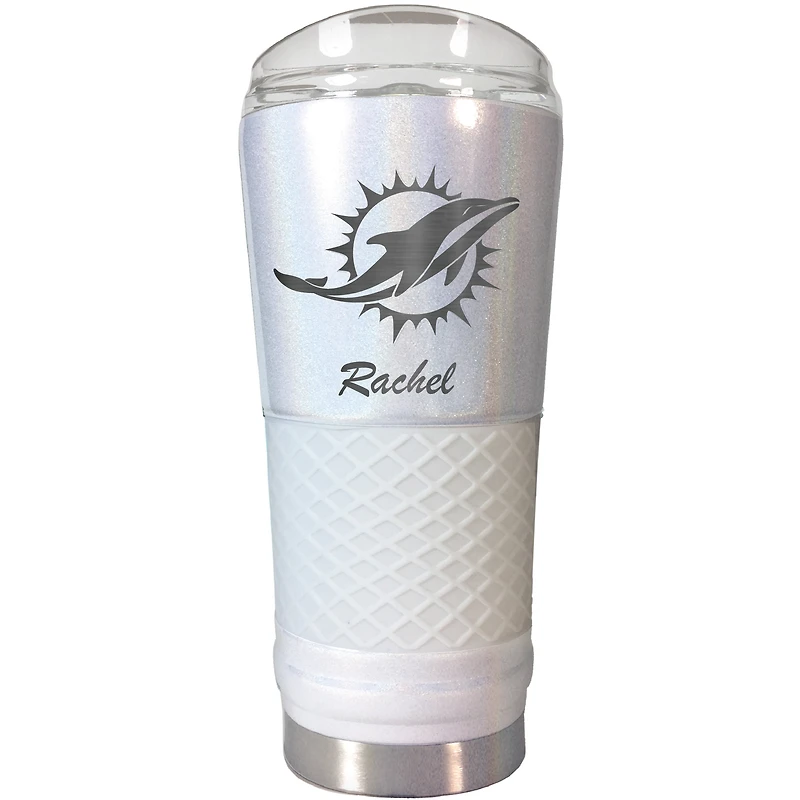 Miami Dolphins 24oz. Personalized Opal Draft Tumbler
