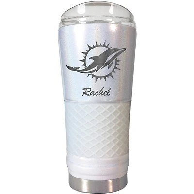 Miami Dolphins 24oz. Personalized Opal Draft Tumbler
