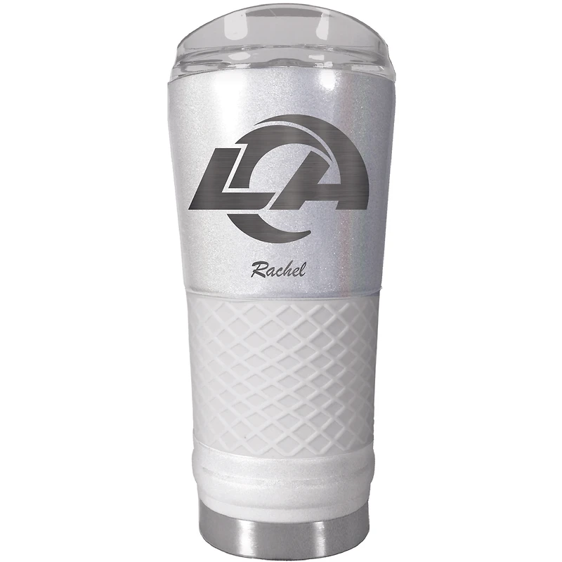 Los Angeles Rams 24oz. Personalized Opal Draft Tumbler