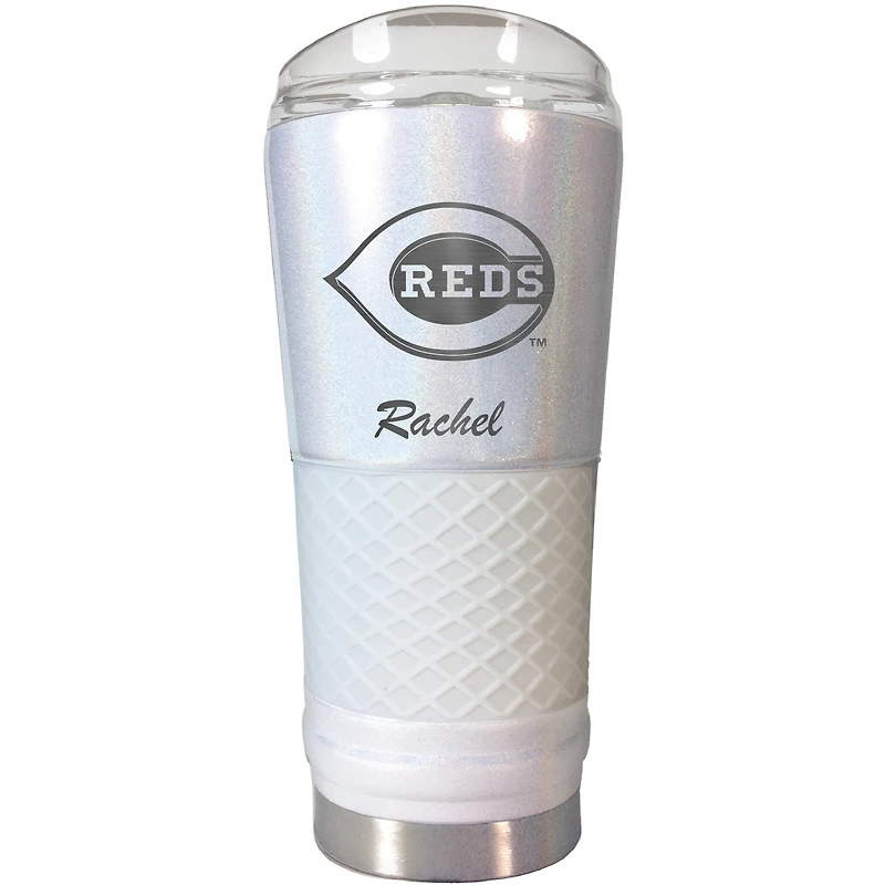 Cincinnati Reds 24oz. Personalized Opal Draft Tumbler
