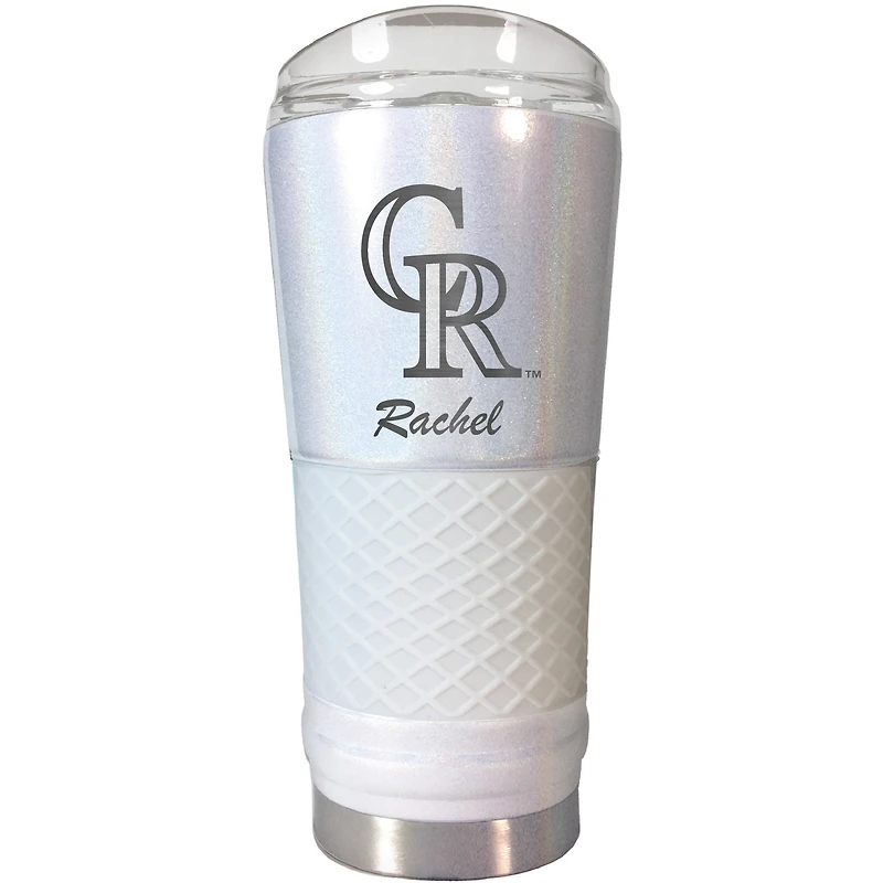 Colorado Rockies 24oz. Personalized Opal Draft Tumbler