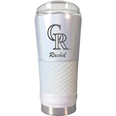 Colorado Rockies 24oz. Personalized Opal Draft Tumbler