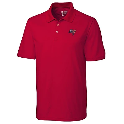 Men's Cutter & Buck Red Tampa Bay Buccaneers Americana Fairwood Polo