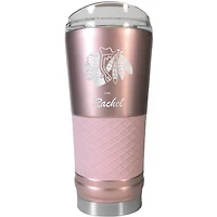Chicago Blackhawks 24oz. Personalized Rose Gold Draft Tumbler