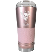 Pittsburgh Penguins 24oz. Personalized Rose Gold Draft Tumbler