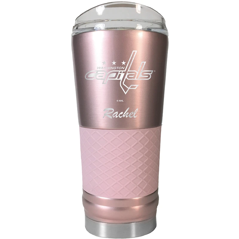 Washington Capitals 24oz. Personalized Rose Gold Draft Tumbler