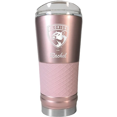 Florida Panthers 24oz. Personalized Rose Gold Draft Tumbler