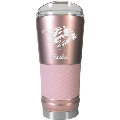 Nashville Predators 24oz. Personalized Rose Gold Draft Tumbler