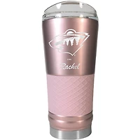Minnesota Wild 24oz. Personalized Rose Gold Draft Tumbler
