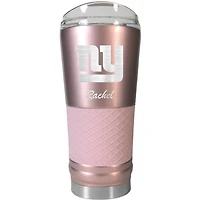 New York Giants 24oz. Personalized Rose Gold Draft Tumbler