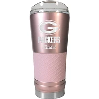 Green Bay Packers 24oz. Personalized Rose Gold Draft Tumbler