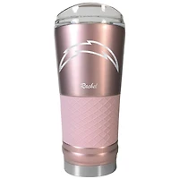 Los Angeles Chargers 24oz. Personalized Rose Gold Draft Tumbler