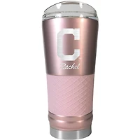 Cleveland Indians 24oz. Personalized Rose Gold Draft Tumbler