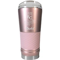 Kansas City Royals 24oz. Personalized Rose Gold Draft Tumbler