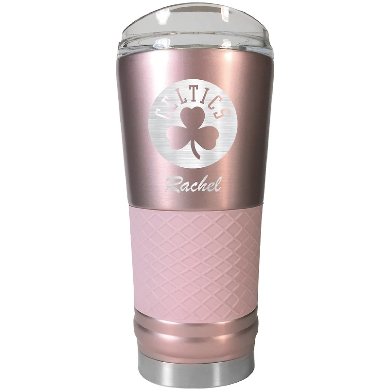 Boston Celtics 24oz. Personalized Rose Gold Draft Tumbler