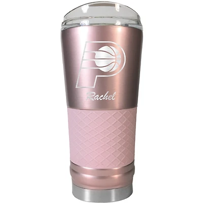 Indiana Pacers 24oz. Personalized Rose Gold Draft Tumbler