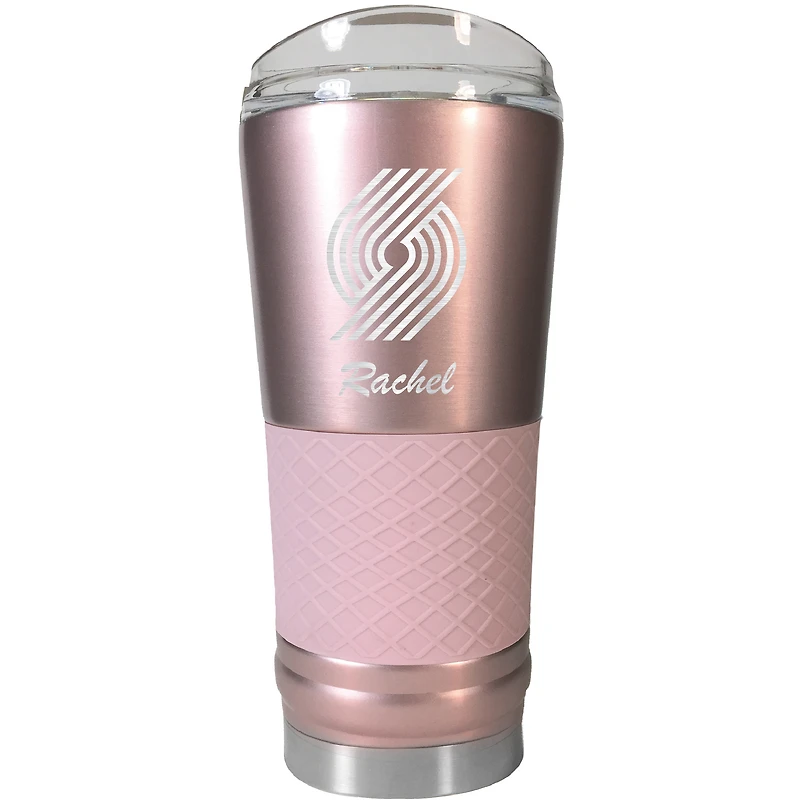 Portland Trail Blazers 24oz. Personalized Rose Gold Draft Tumbler