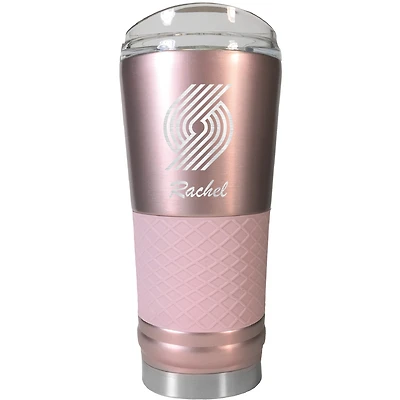 Portland Trail Blazers 24oz. Personalized Rose Gold Draft Tumbler