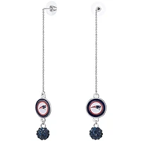 Women's New England Patriots Chain Pierce Shambala Earrings