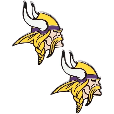 WinCraft Minnesota Vikings Team Post Earrings