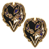 WinCraft Baltimore Ravens Team Post Earrings