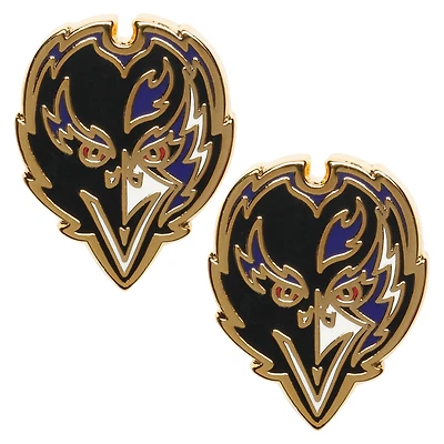 WinCraft Baltimore Ravens Team Post Earrings