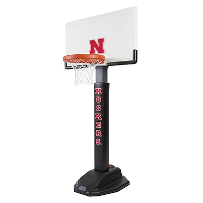Nebraska Huskers Team Adjustable Basketball Set