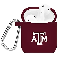 Maroon Texas A&M Aggies Silicone AirPods Case