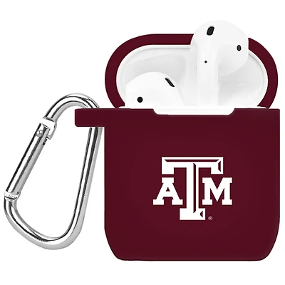 Maroon Texas A&M Aggies Silicone AirPods Case