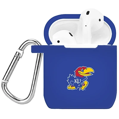 Royal Kansas Jayhawks Silicone AirPods Case