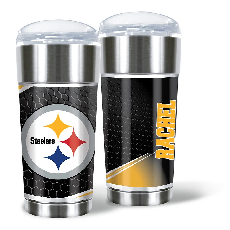 Pittsburgh Steelers 24oz. Personalized Eagle Tumbler