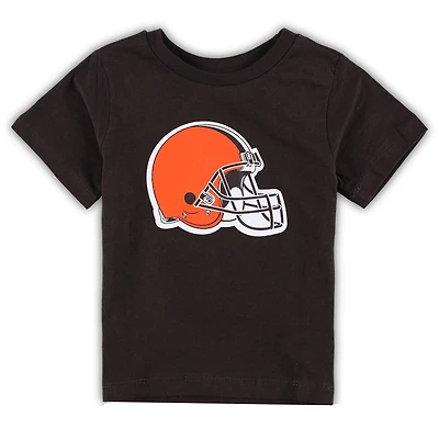 Toddler Brown Cleveland Browns Primary Team Logo T-Shirt