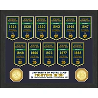 Highland Mint Notre Dame Fighting Irish 12'' x 15'' Banner Photo Mint