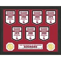 Highland Mint Oklahoma Sooners 12'' x 15'' Banner Photo Mint
