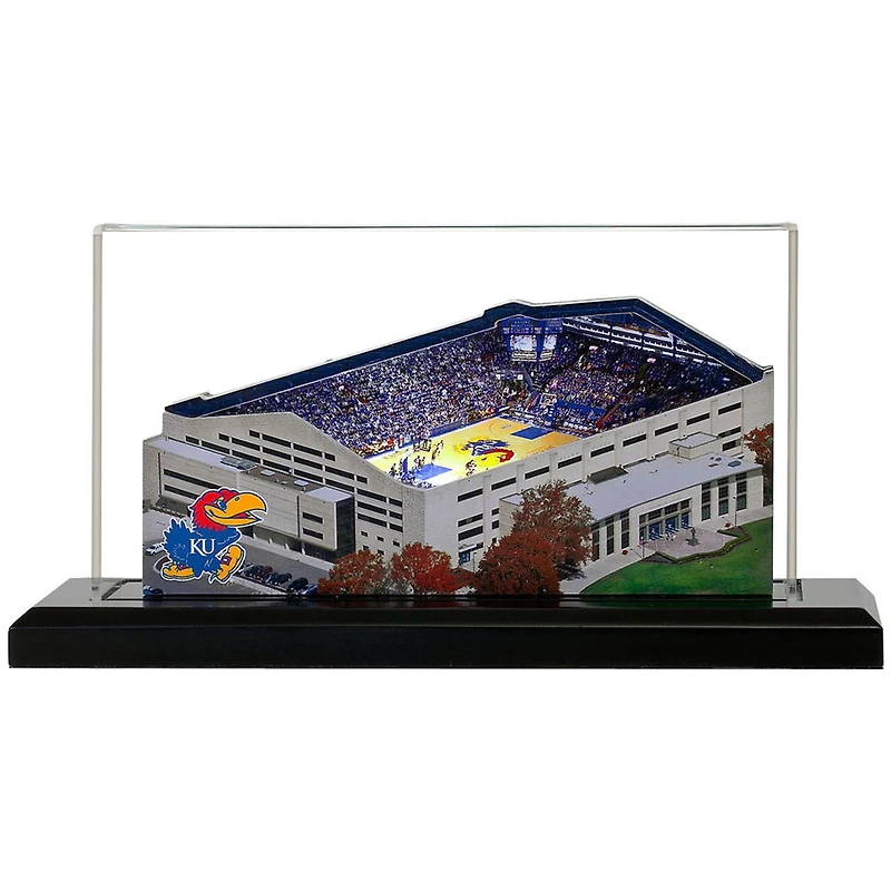 Kansas Jayhawks 9'' Light Up Replica Arena with Case
