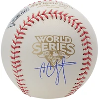 CC Sabathia New York Yankees Autographed 2009 World Series Logo Baseball