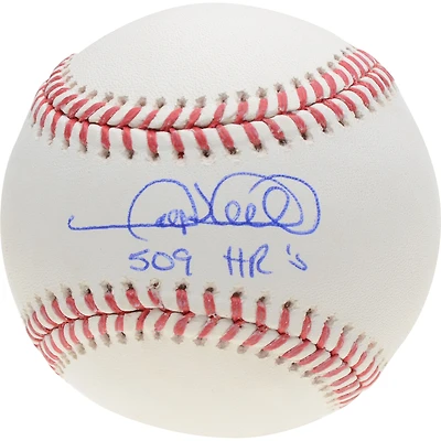 Gary Sheffield New York Yankees Autographed Baseball with "509 HR" Inscription