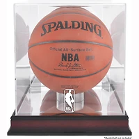 NBA (2018 - Present) Logo Mahogany Basketball Display Case