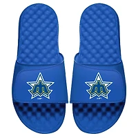Men's ISlide Royal Seattle Mariners Cooperstown Logo Slide Sandals