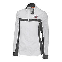 Women's Cutter & Buck White Carolina Panthers Americana Swish Full-Zip Jacket
