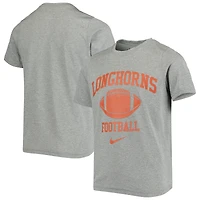Youth Nike Heathered Texas Longhorns Retro Lockup Legend Performance T-Shirt