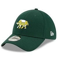 Youth New Era Green Athletics 2021 Batting Practice 39THIRTY Flex Hat