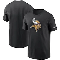 Men's Nike Black Minnesota Vikings Primetime Logo Essential T-Shirt