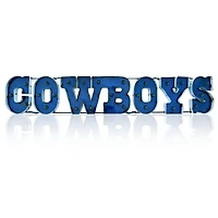Imperial Dallas Cowboys 49.5'' x 8.75'' Lighted Recycled Metal Sign