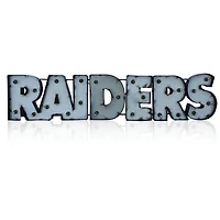 Imperial Las Vegas Raiders 41.5'' x 9.25'' Lighted Recycled Metal Sign