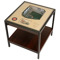 Brown Chicago Cubs 25-Layer StadiumView Lighted End Table