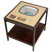 Brown New York Giants 25-Layer StadiumView Lighted End Table
