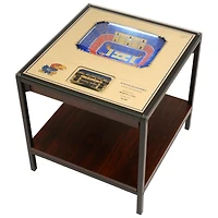 Brown Kansas Jayhawks 25-Layer StadiumView Lighted End Table